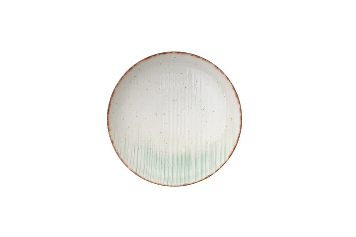 Hermia GBSATN24Y4R319320 Vajilla de Porcelana 24 Piezas Apta Lavavajillas Microondas Elegante Sofisticada Ideal Regalo